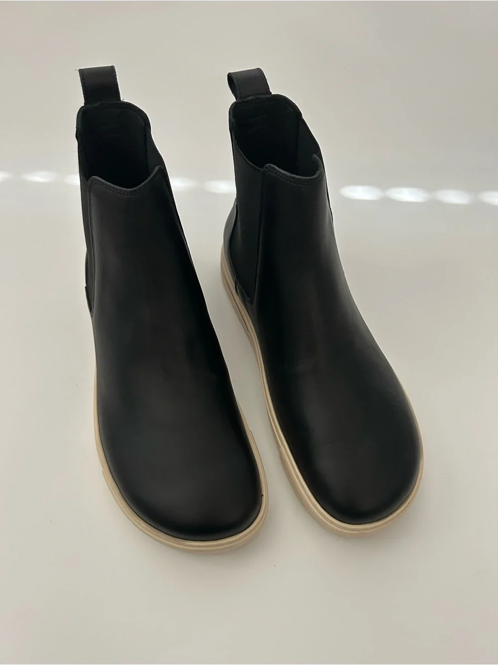 Birkenstock Bend Chelsea Boots Unisex Black Leather Pull On EU 43 Narrow $175